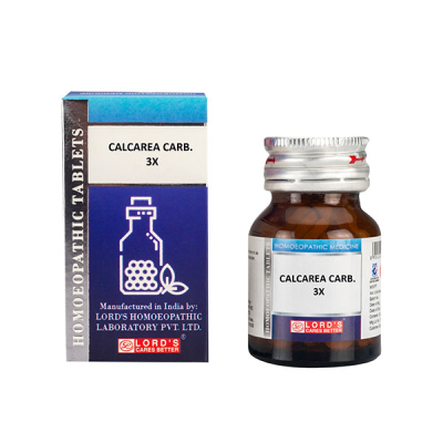 Lord's Trituration Calcarea Carb 3X Tablet 25 gm