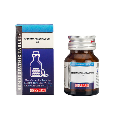 Lord's Trituration Chinium Ars 3X Tablet 25 gm