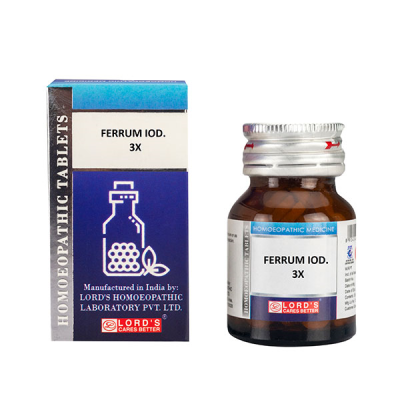 Lord's Trituration Ferrum Iod 3X Tablet 25 gm