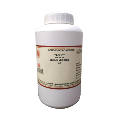 Lord's Trituration Oleum Jecoris 3X Tablet 450 gm