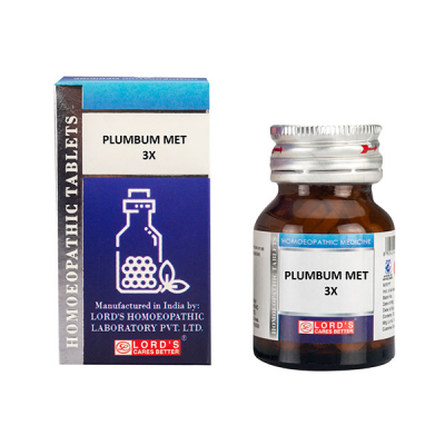 Lord's Trituration Plumbum Met 3X Tablet 25 gm