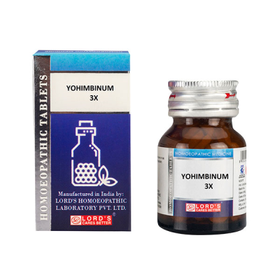 Lord's Trituration Yohimbinum 3X Tablet 25 gm