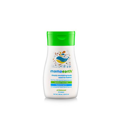 Mamaearth Deeply Nourishing Body Wash for Babies 100 ml