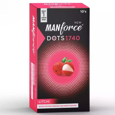 Manforce Dots 1740 Condom Litchi