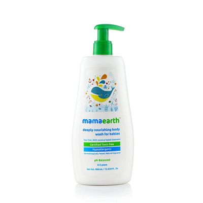 Mamaearth Deeply Nourishing Body Wash For Babies, 0 to 5 Years