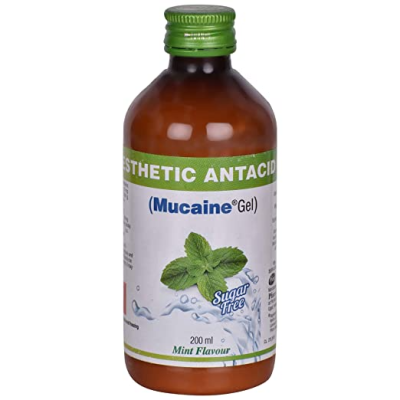 Mucaine Gel Mint Sugar Free 200ml