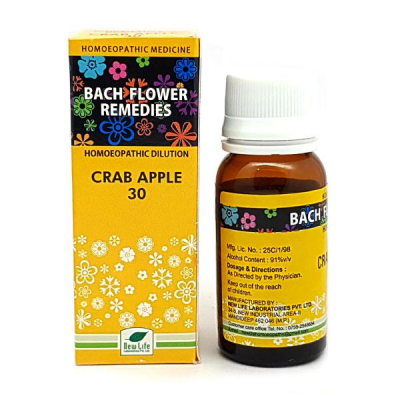 New Life Bach Flower Crab Apple 30 Liquid 30 ml