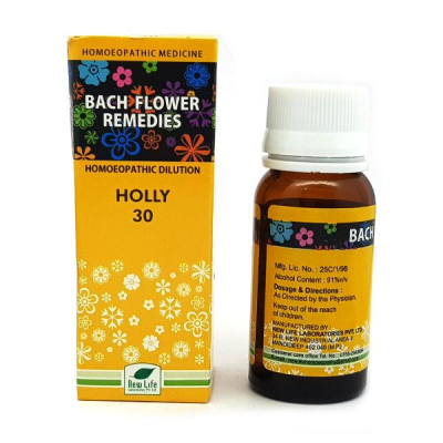 New Life Bach Flower Holly 30 Liquid 30 ml