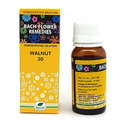 New Life Bach Flower Walnut 30 Liquid 30 ml