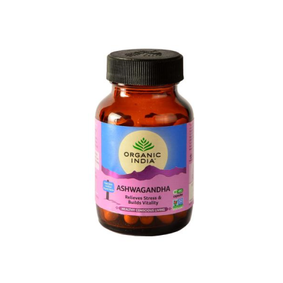 Organic India Ashwagandha Veg Capsules 60's