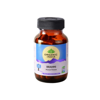 Organic India Brahmi Mental Fitness Veg Capsule 60's