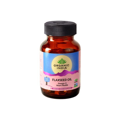 Organic India Flax Seed Oil Veg Capsule 60's