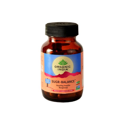 Organic India Sugar-Balance Capsules 60's