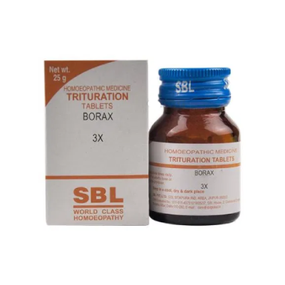 SBL Borax 3X Tablet 25 gm