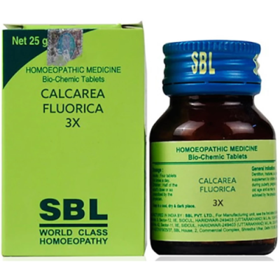 SBL Calcarea Fluorica 3X Tablet 25 gm