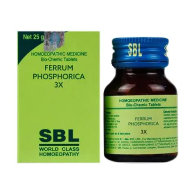 SBL Ferrum Phosphoricum 3X Tablet 25 gm