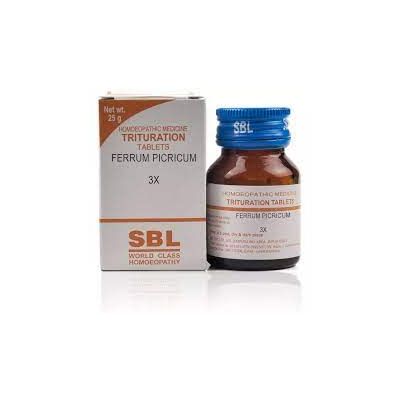 SBL Ferrum Picricum 3X Tablet 25 gm