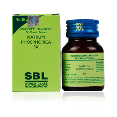 SBL Natrum Phosphoricum 3X Tablet 25 gm