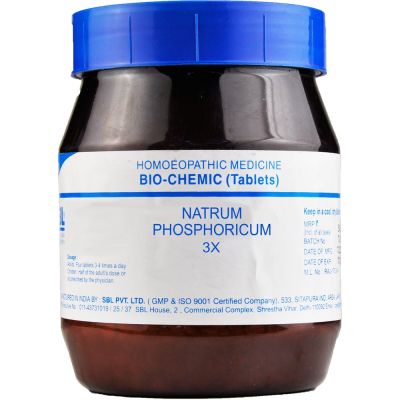 SBL Natrum Phosphoricum 3X Tablet 450 gm