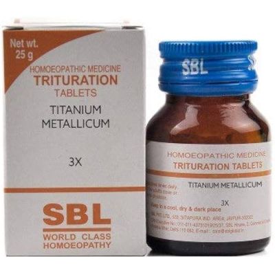 SBL Titanium Metalicum 3X Tablet 25 gm