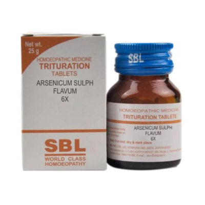 SBL Arsenicum Sulph.Falvum 6X Tablet 25 gm