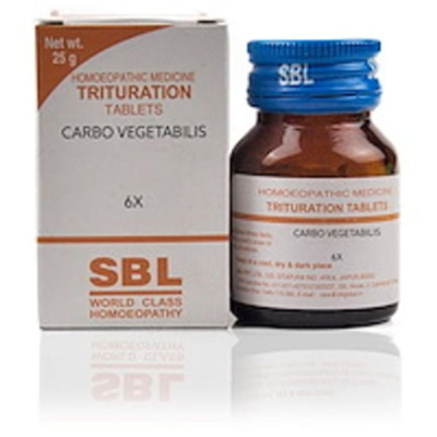 SBL Carbo Vegetabilis 6X Tablet 25 gm