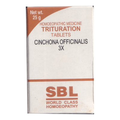SBL Cinchona Officinalis 3X Tablet 25 gm