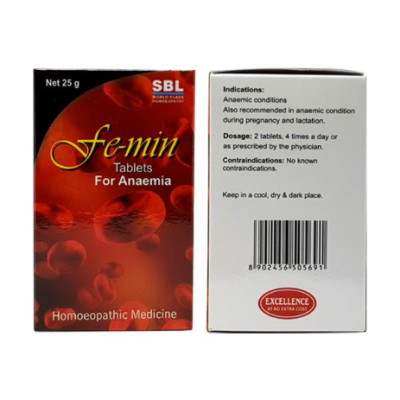 SBL Fe-Min Tablet 25 gm