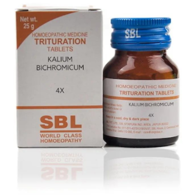 SBL Kalium Bichromicum 4X Tablet 25 gm