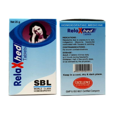 SBL Relaxhead Tablet 25 gm