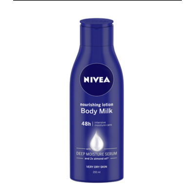 Nivea Nourishing Lotion Body Milk - Deep Moisture Serum 200 ml