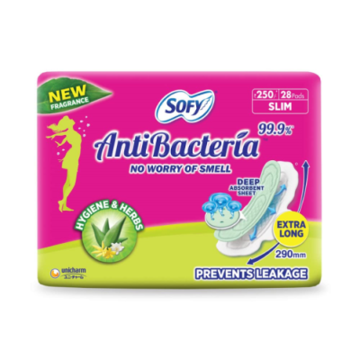 Sofy Antibacteria Extra Long Pads (XL) - Slim 28's