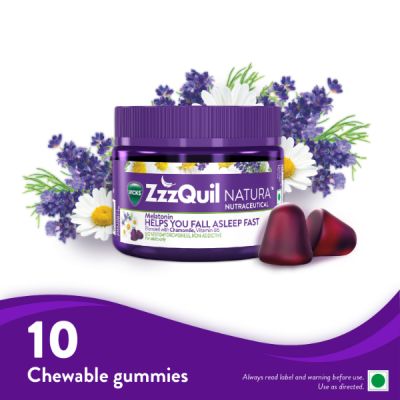 Vicks ZZZQuil Natura Chewable Gummies 10's