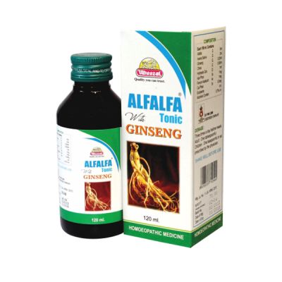 Wheezal Alfalfa With Ginseng Tonic 120ML