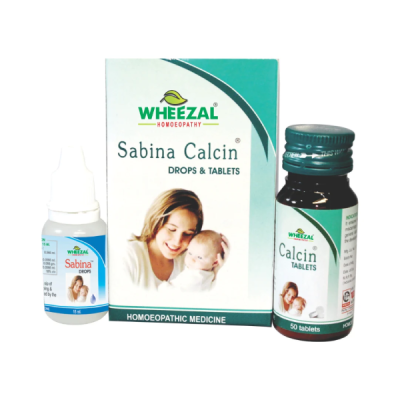 Wheezal Sabina Calcin (Drops 15 ml + Tablets 50 gm)